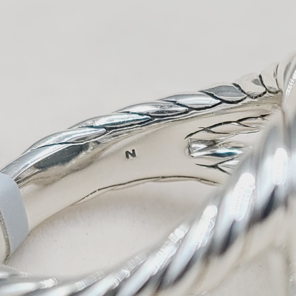 David Yurman Albion 14mm Black Orchid Diamond Ring - Picture 9 of 15